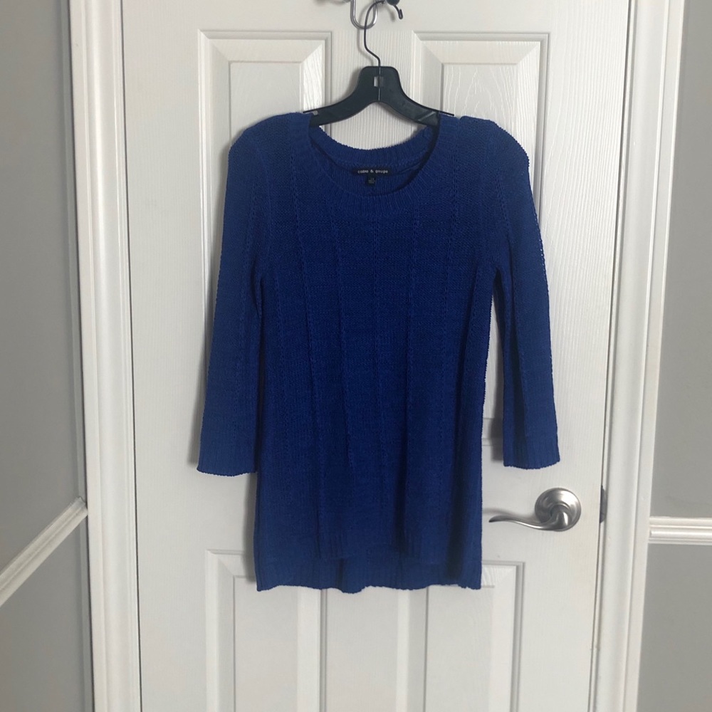 Blue sweater